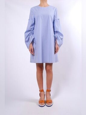 Tibi cotton striped dress size 4